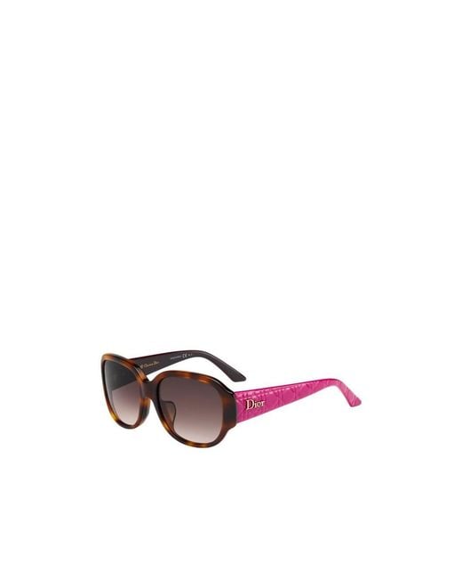 Dior Pink Oval Sunglasses