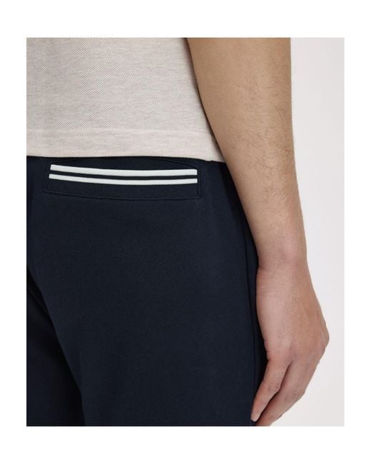 Fred Perry Blue Loopback Sweatpants for men