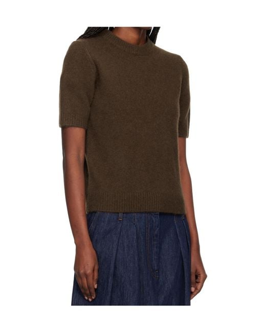 arch4 Black Short-Sleeved Sweater