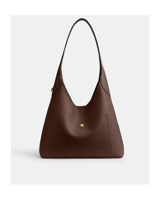 COACH Purple Brooklyn Shoulder Bag