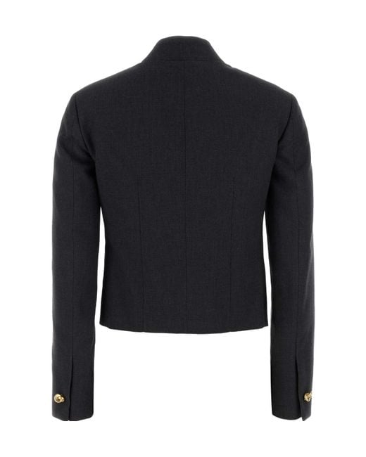 Bottega Veneta Blue Pocket Detailed Jacket