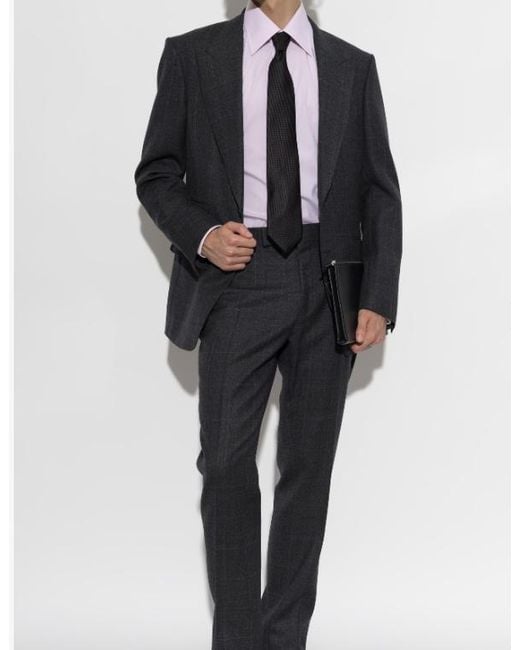 Tom Ford Purple Button-Up Shirt for men