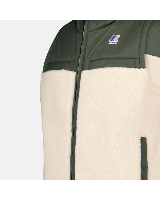 K-Way Green Le Vrai 3.0 Zip-Front Vest for men