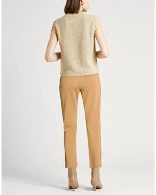 Max Mara Natural High-Waisted Straight-Leg Pants