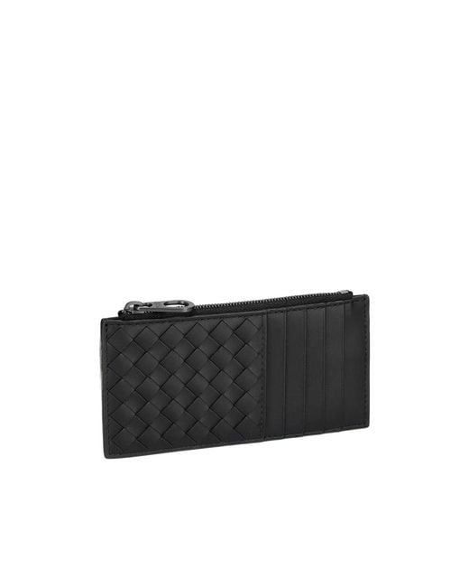 Bottega Veneta Black Rectangular Wallet for men