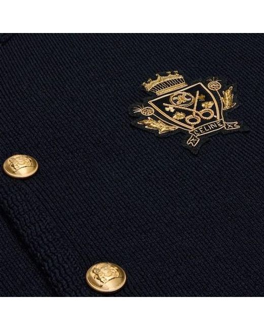 Céline Blue Cardigan Jacket for men