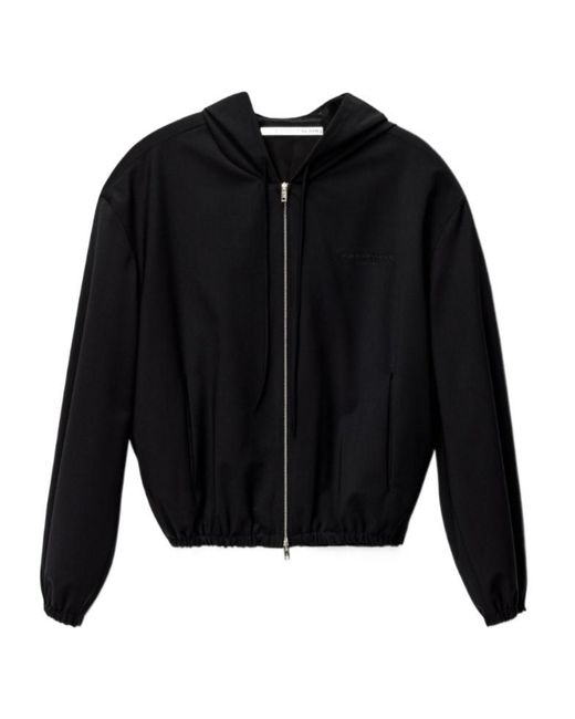Alexander Wang Black Zip Up Hoodie