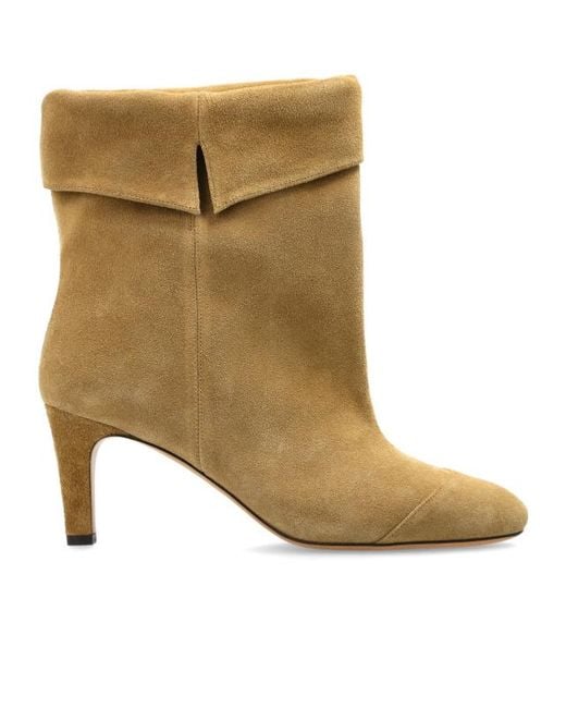 Isabel Marant Brown High-Heeled Ankle Boots