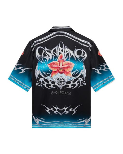 Casablanca Blue M-Aw25-Sh-003 03Black for men