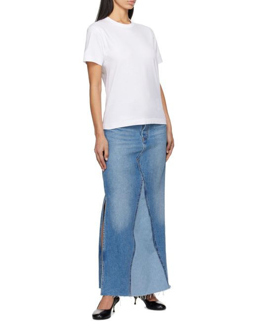 COMME DES GARÇONS PLAY White Comme Des Garçons Play Logo Patch Crewneck T-Shirt for men