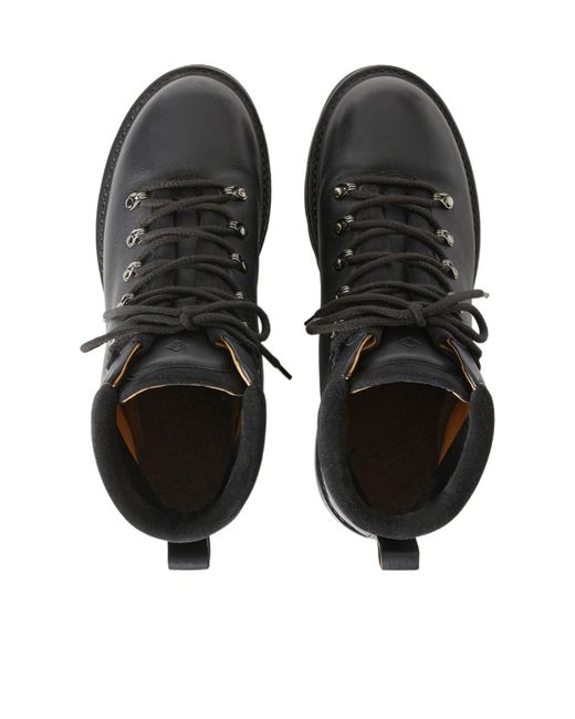 Loro Piana Black Beinn Walk Ankle Boots for men