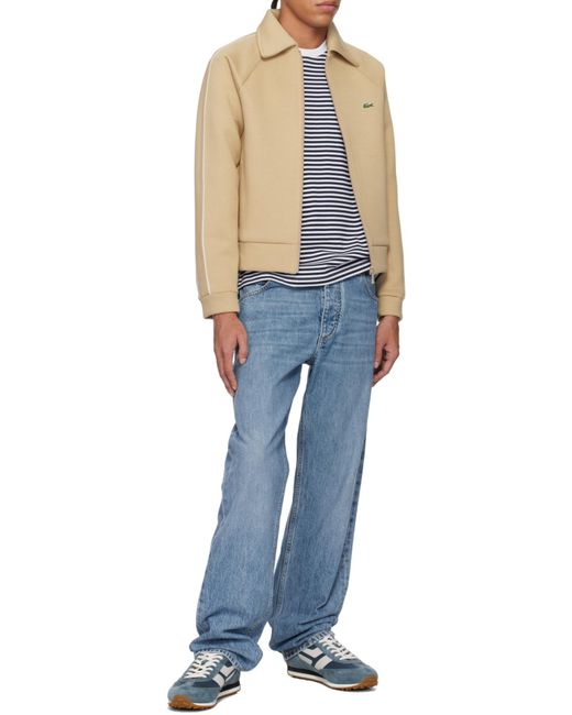 Lacoste Blue Zipped Sweatshirt for men