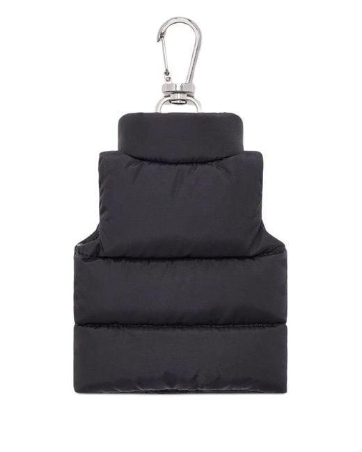 Moncler Blue Gilet-Shaped Key Ring for men