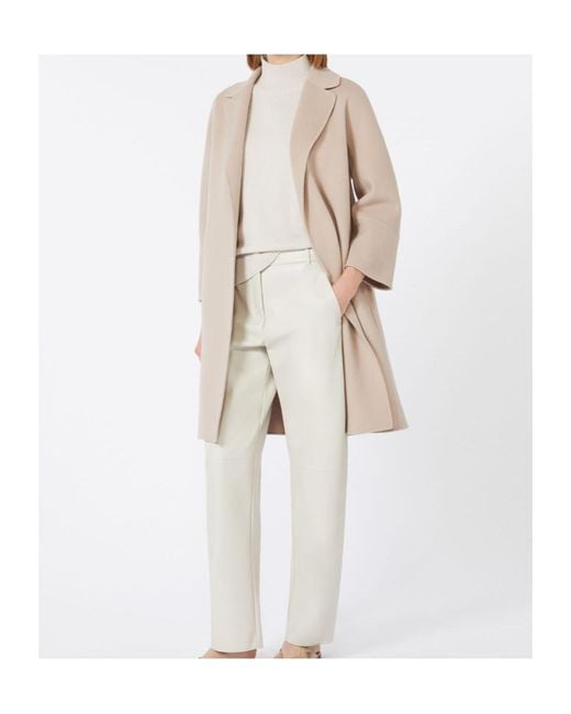 Max Mara Natural 'S Arona Belted Coat