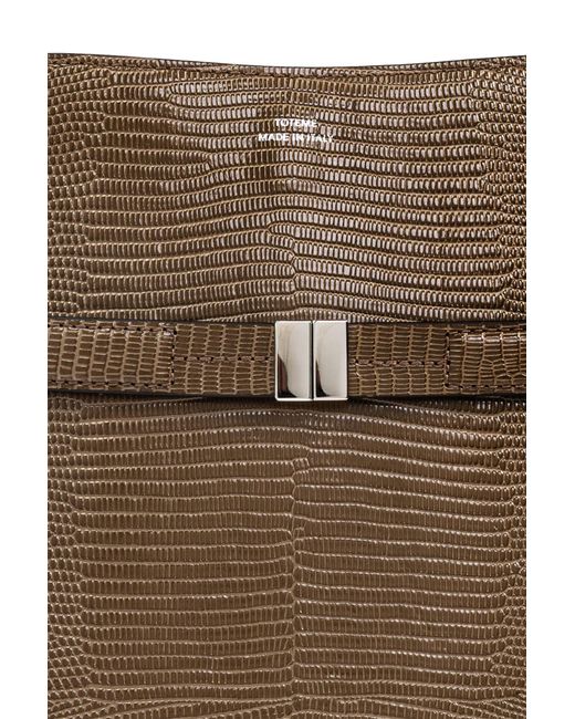 Totême  Brown Letter Handbag