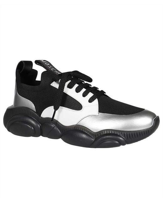 Moschino White Logo Sports Shoes for men