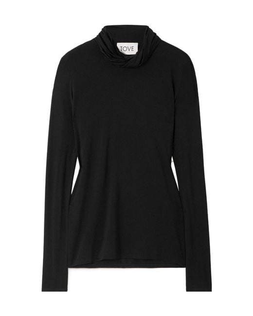TOVE Black Long-Sleeved Top