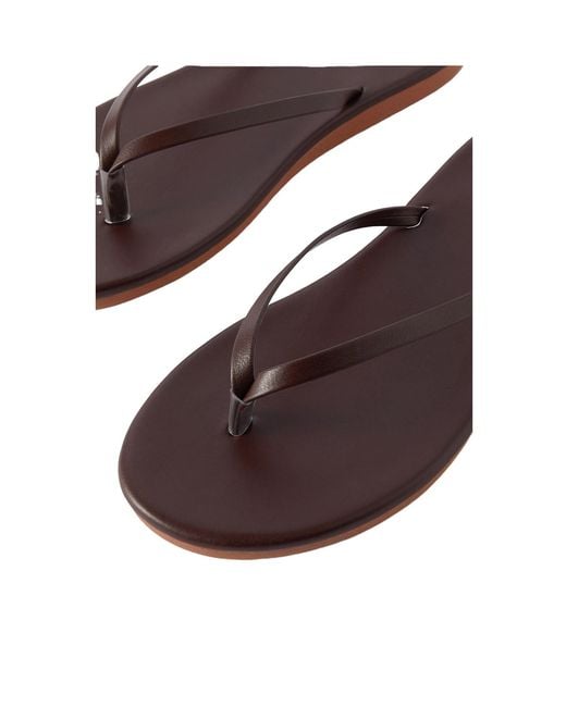 Ancient Greek Sandals Brown Leather Flip Flops