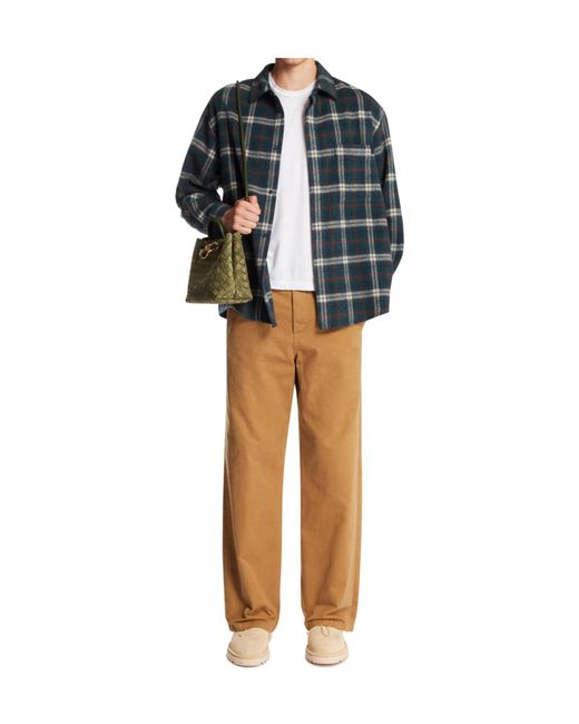 DARKPARK Blue Ethan Checked Overshirt for men