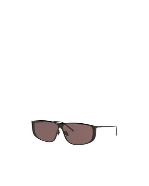 Saint Laurent Brown Minimalist Dark Sunglasses