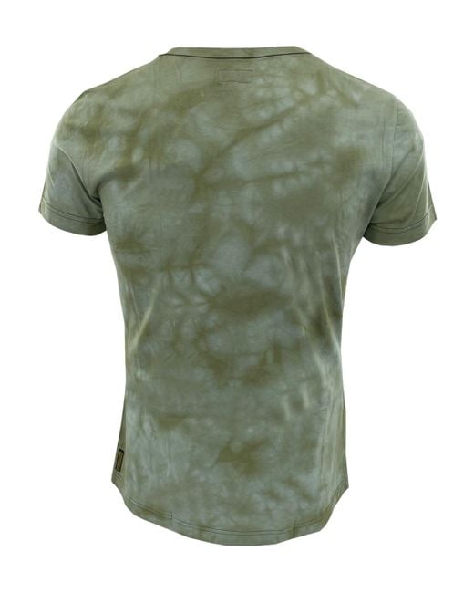 Armani Jeans Green Item O-Neck Short-Sleeved T-Shirt for men