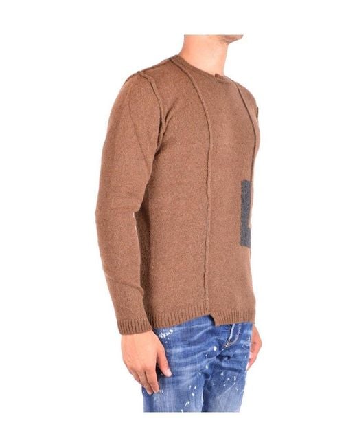 Isabel Benenato Blue Sweater for men