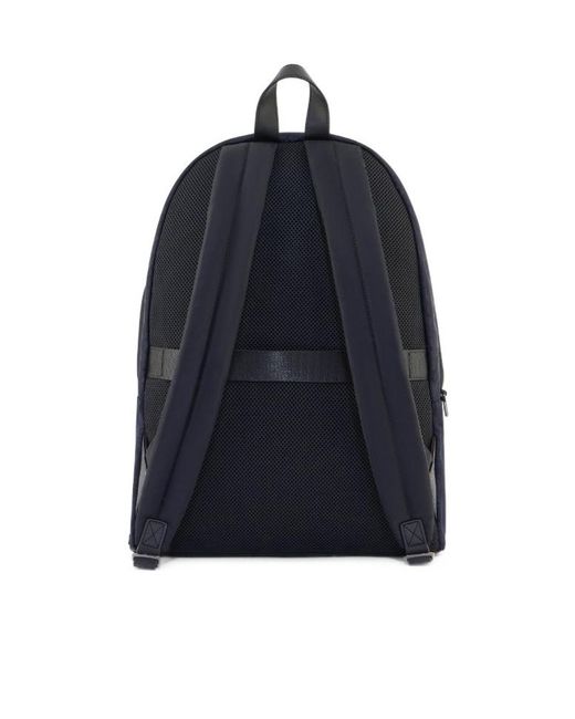 ARMANI EXCHANGE Blue Technical Fabric Backpack for men