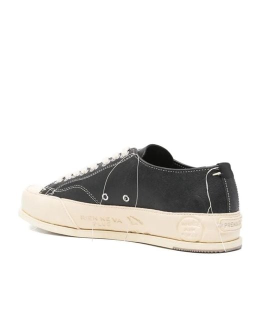 Premiata Black 'Vince' Sneakers for men