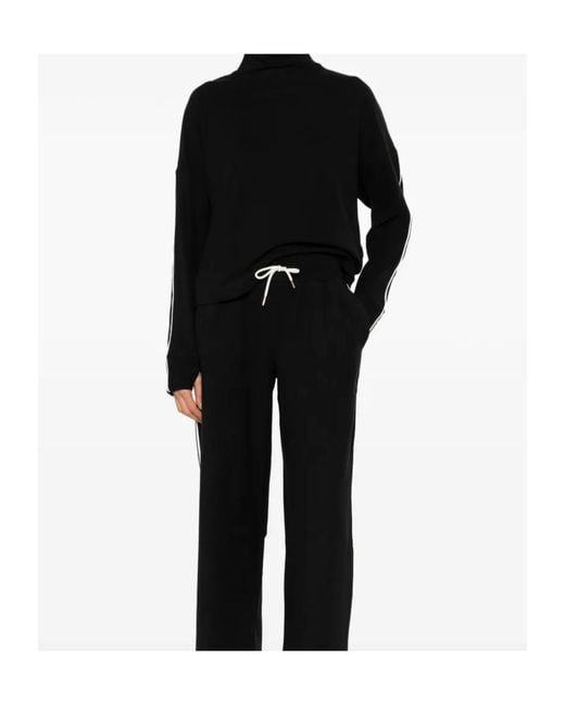 Varley Black High-Neck Sweatshirt