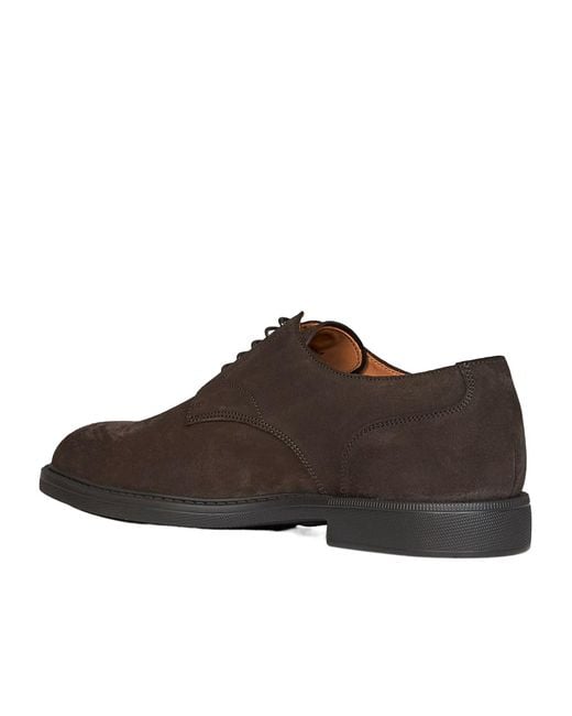 Church's Brown Almond-Toe Casual Shoes for men