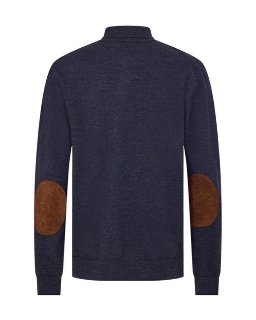 Maison Margiela Blue Knitted Top for men