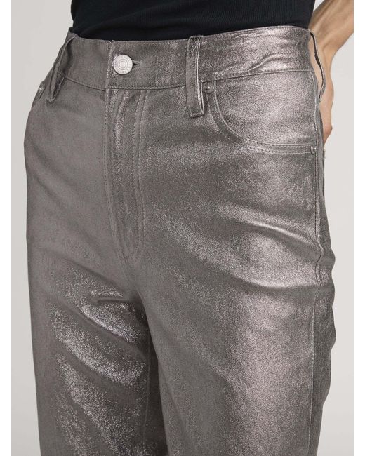 FRAME Gray Casual Pants With Belt Loops