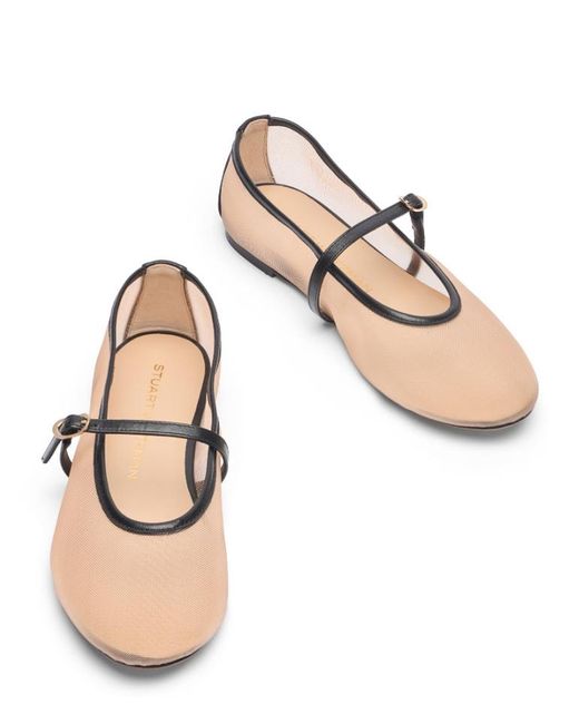 Stuart Weitzman Natural Bareitall Mary Jane