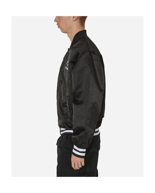 Carhartt Black Logo-Embroidered Bomber Jacket for men