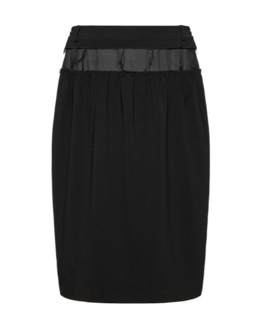Maison Margiela Black Anonymity Of The Lining Skirt