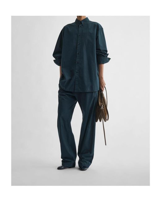 Phoebe Philo Blue Button-Down Collar Shirt
