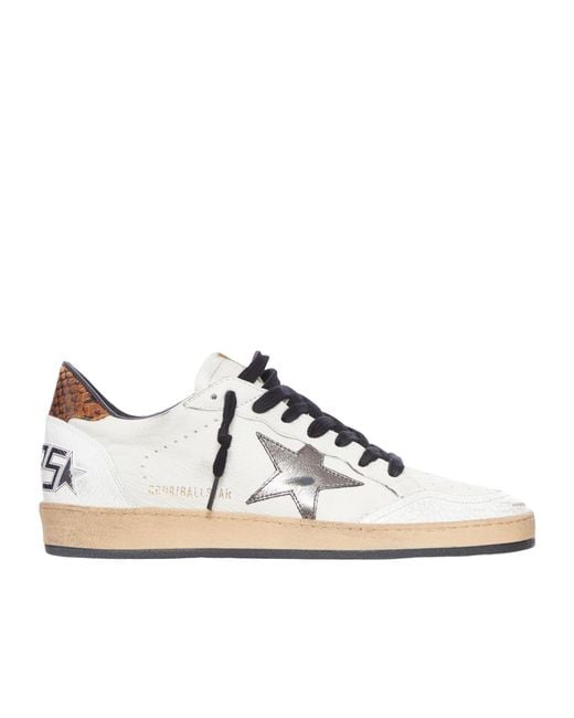 Golden Goose Deluxe Brand White Ball Star Low-Top Sneakers for men