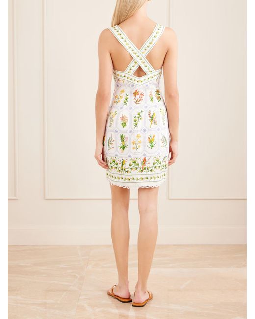 Farm Rio White Slip Dress
