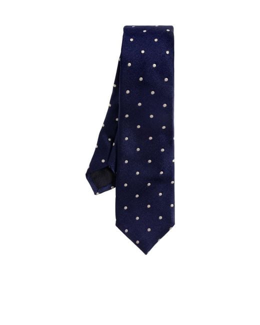 Tom Ford Blue Pointed Tie for men