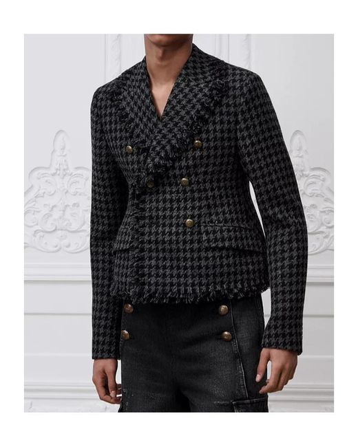 Dior Black Cropped Bar Jacket for men