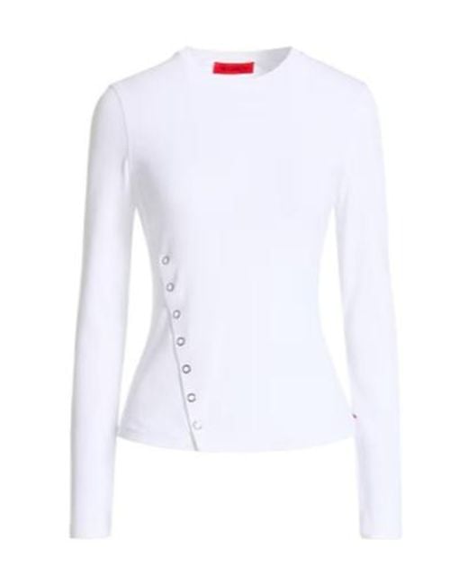 MAX&Co. White Logo T-Shirt