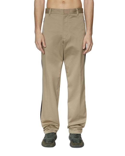 DIESEL Natural Logo Casual Pants for men