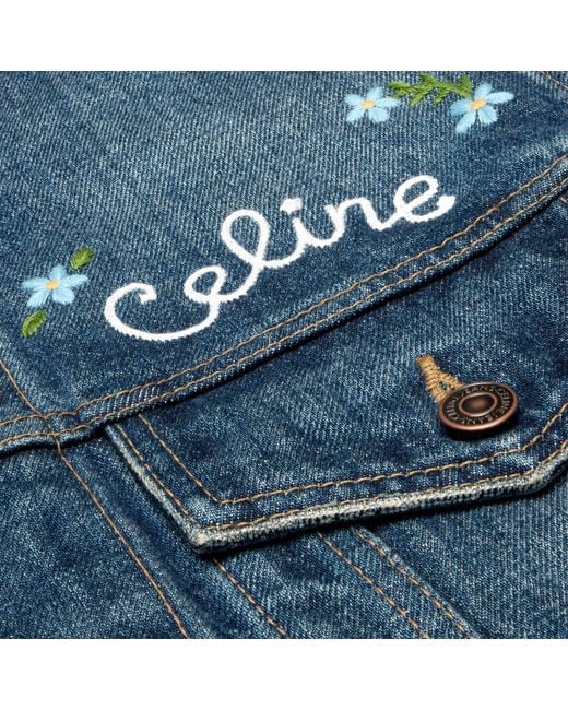 Céline Blue 70S Jacket