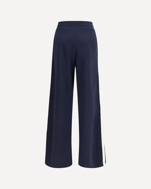 Weekend by Maxmara Blue Perdoni Side-Stripe Drawstring Pants