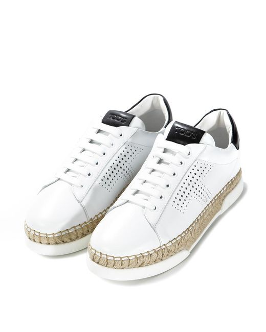 Tod's White Logo Details Casual Sneakers
