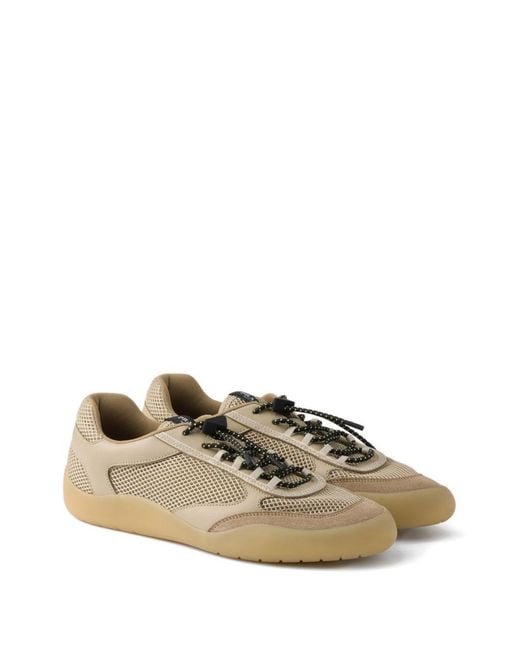 Prada Brown Lace-Up Sneakers