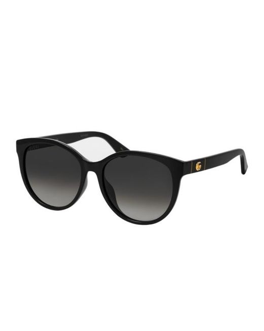 Gucci Black Eyewear Round Frame Sunglasses