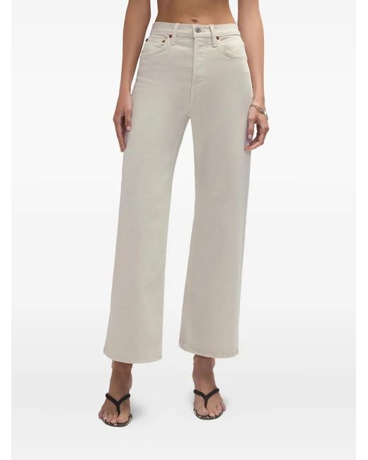 Re/done White High-Rise Jeans
