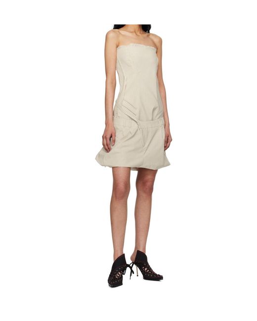 OTTOLINGER Natural Off-Shoulder Dress