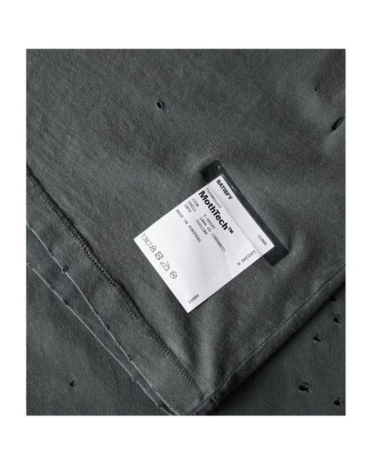 Satisfy Gray Lightweight Breathable Short Sleeve T-Shirt for men